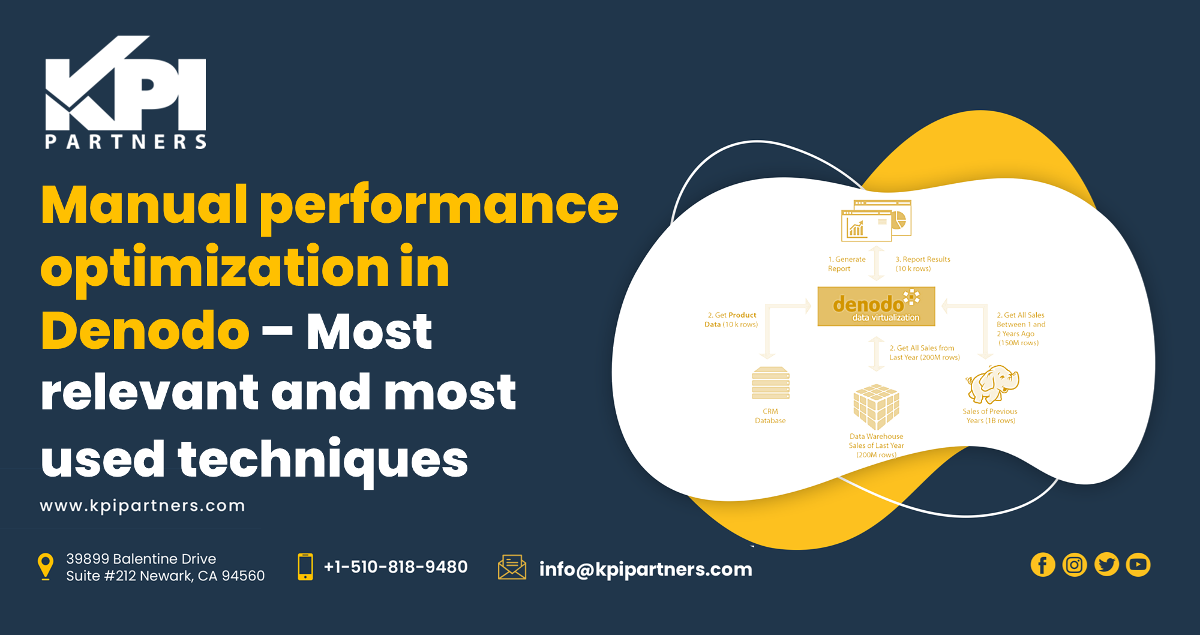 Manual Performance Optimization In Denodo